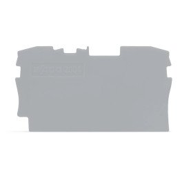 Spaiļu gala plāksne starpplāksne 1mm pelēka ALY270