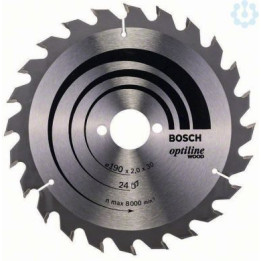 Рипзаные диски 190х30 мм Optiline Wood