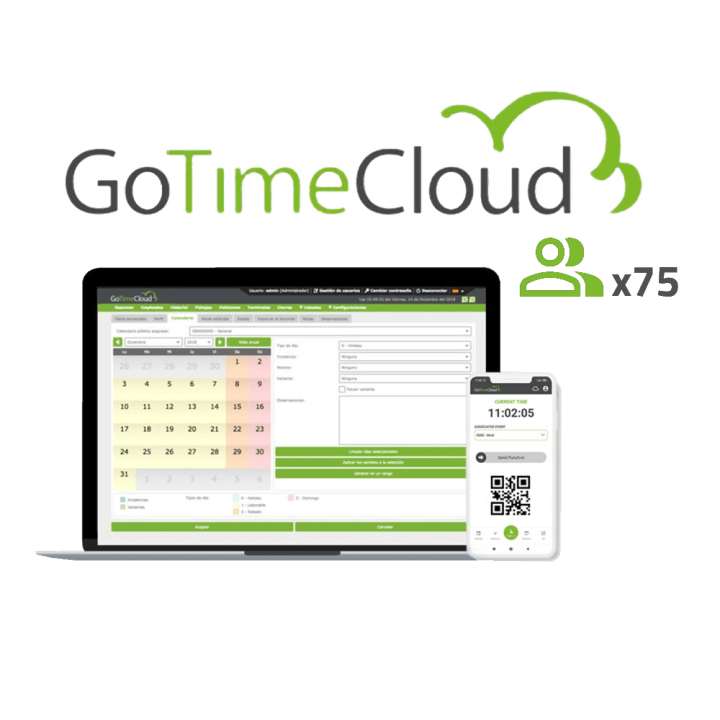 ZKTECO ZK-GOTIMECLOUD-75 Biometriskais terminālis