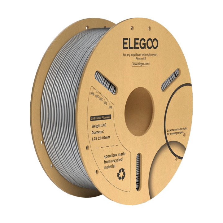 ELEGOO PLA+ Filament 1.75mm 1kg Star Gray 50.203.0163