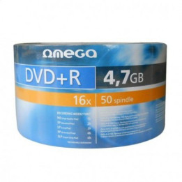 Omega DVD+R 120min 4.7GB 16x matrica diski 50gab.