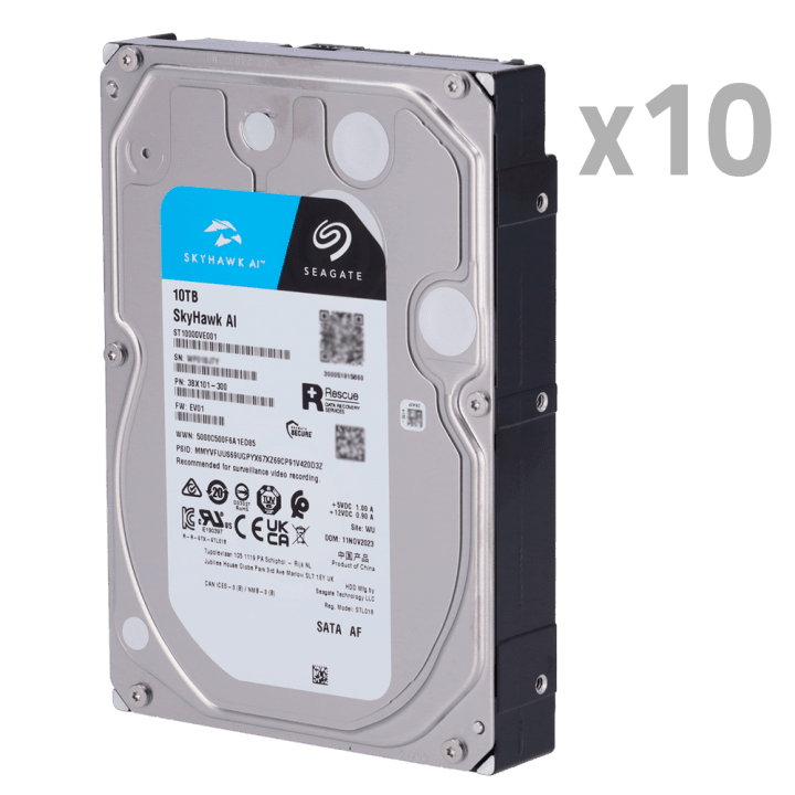 SEAGATE 10XHD10TB-S-AI 10TB novērošanas HDD SATA 3,5 collu AI NVR sistēmām