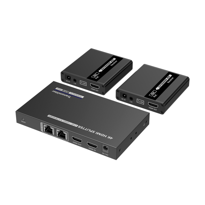 LENKENG HDMI-SPL-1x2-4K30-CAT6 HDMI Splitter Extender 1x2 4K30 via CAT6