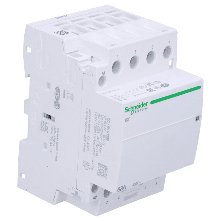 Schneider Electric Modular Contactor iCT50-63-40-230 63A 4NO 50Hz 220/240 VAC
