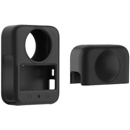 PULUZ silikona objektīva vāciņš DJI Osmo 360 (melns)