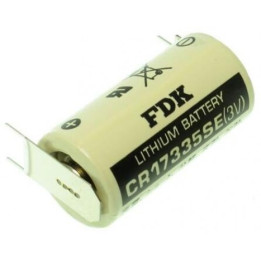 FDK CR17335SE 2/3 A, 1600 мАч, 3 В, литиевая батарея, 3-контактная U-образная метка