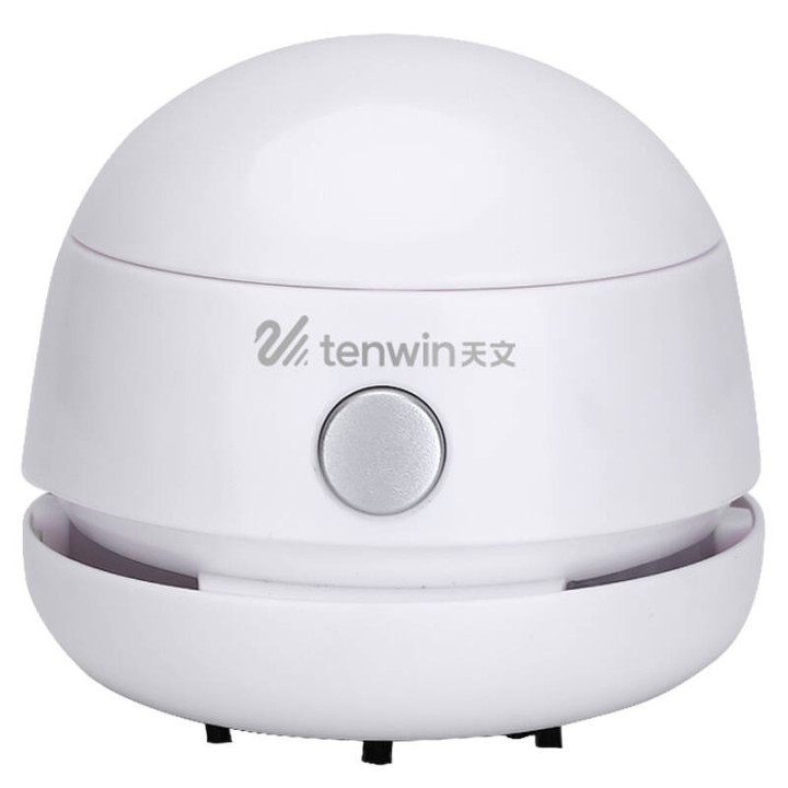 Аккумуляторный мини-пылесос настольный Tenwin 8052-2 micro USB (белый)