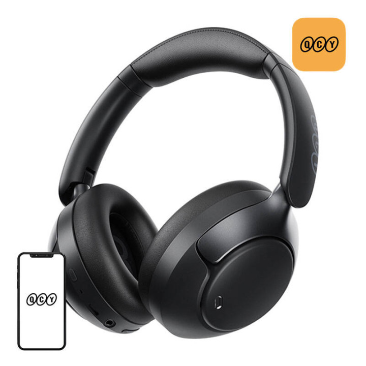Беспроводные наушники QCY H3 pro ANC (черные)