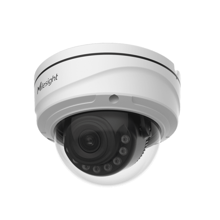 MILESIGHT MS-CQ8272-HPG1/4mm 8MP 4K PoE IP67 kupola kamera ar 40m IR, WDR 120dB