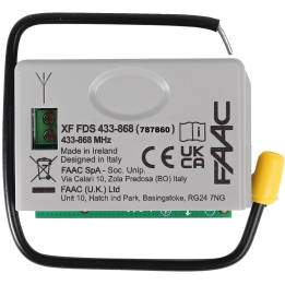 Radiovastaanotin FAAC XF LC FDS 433–868 MHz (787860)