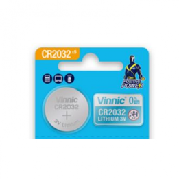 Vinnic DL2032 CR2032 K2032L 3V 210mAh litiumakku 1kpl