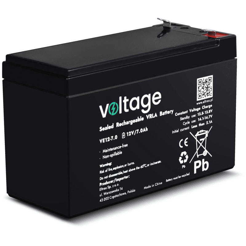 VOLTAGE Sprieguma AGM akumulators ar jaudu