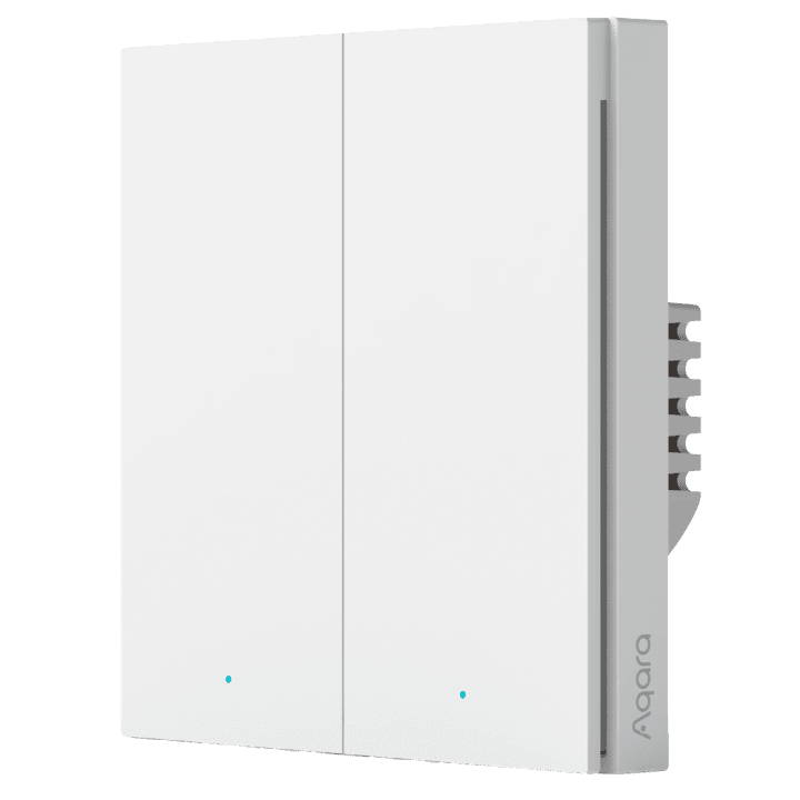AQARA Smart Wall Switch H1 EU (neutraalilla, kaksoiskeinulla)
