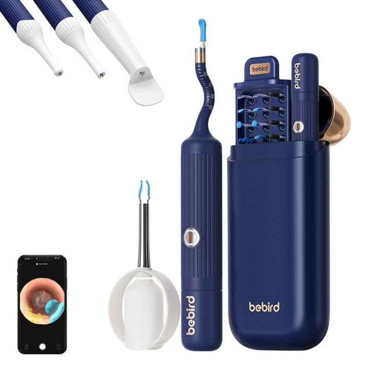 Bebird EarSight Plus otoskoop kõrvapuhastuskaameraga (sinine)