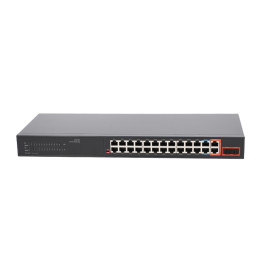 VidiLine ViDi-F2422GE 24 portu PoE slēdzis 300W 2.5G SFP