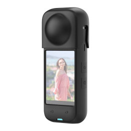 Silikona aizsargmaciņš PULUZ priekš Insta360 X4 (melns)