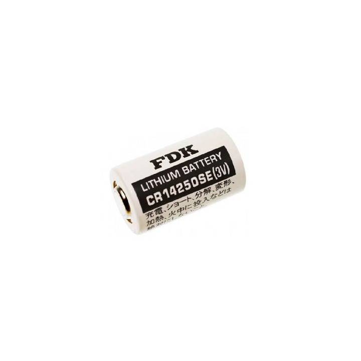 FDK CR14250SE 1/2AA 900mAh 3V Lithium Battery