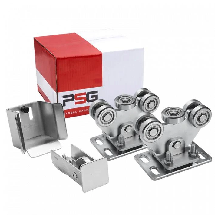 PSG 60.00P.70 bīdāmo vārtu ratiņu pakotne 70x70x4 mm sliedei