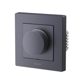 Aqara H2 Dimmer EU älykäs seinäkytkin – Zigbee/Thread/Matter, 2-kanavainen, 200W, harmaa