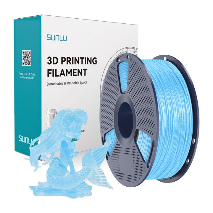 SUNLU PLA Twinkling Filament Shiny Blue 1.75mm 1kg