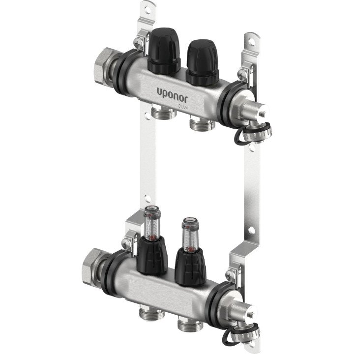 UPONOR Vario S Manifold with Flow Meters FM 2-Port