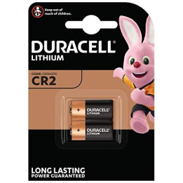 Duracell CR2 Ultra Photo DLCR2 ELCR2 Литиевая батарея 3 В, 2 шт.