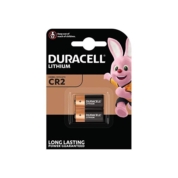 Duracell CR2 Ultra Photo DLCR2 ELCR2 3V ličio baterija 2 vnt