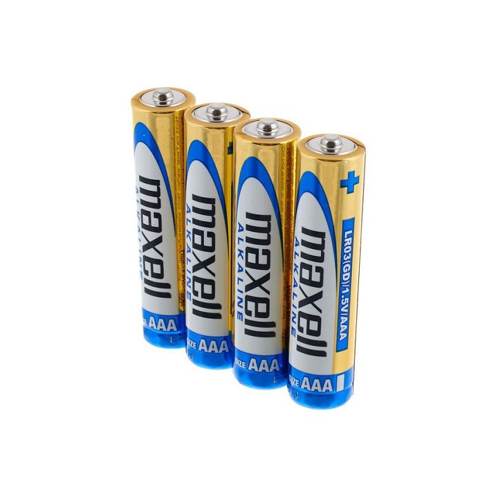 Maxell AAA 1.5V Alkaline Batteries LR03 MN2400 R03 R3 AM4 E92 4 pcs