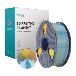 Sunlu PLA+ Silk FC Blu Pur Filament (Blue-Purple-Orange-Yellow) 1.75mm