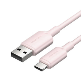 Vention CTQPF USB 2.0 A to USB-C 3A Cable 1m (Pink)