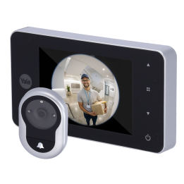 Yale DoorViewer 4500 Digital Peephole, Silver