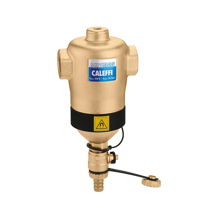CALEFFI DIRTMAG 546318 – грязеотделитель из латуни с магнитом 1 1/2"