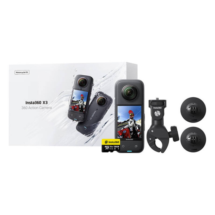 Insta360 X3 motociklų leidimo rinkinys