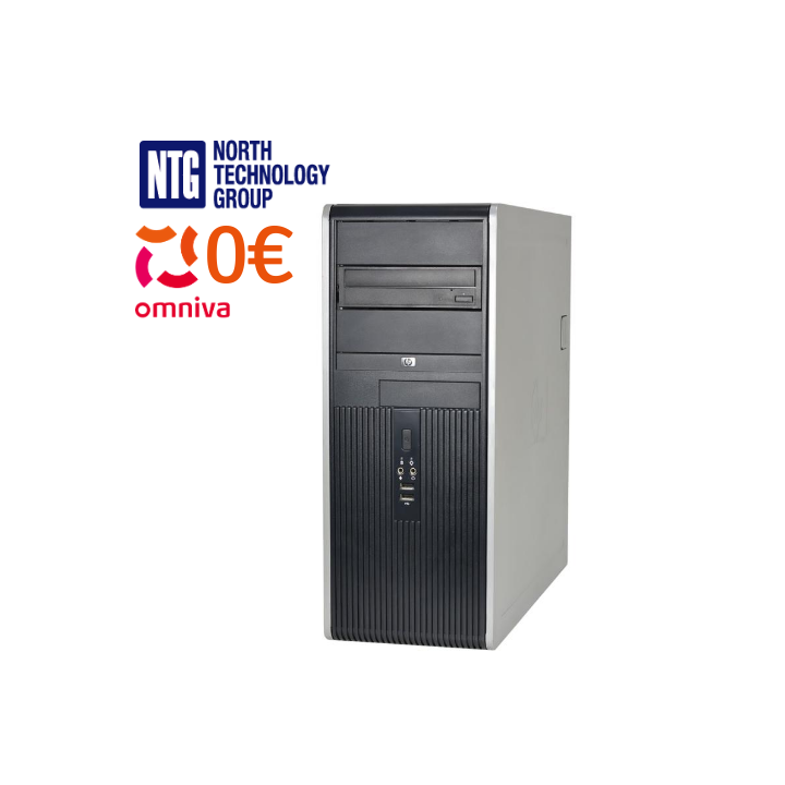 Käytetyt HP Minitower DC7800p Core 2 Duo E6750 2x2,66 GHz 2GB RAM 160GB HDD Windows Vista Busines