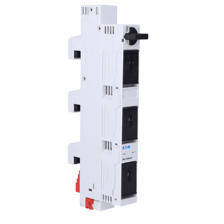Eaton D02-LTS/63/3-R ribakaitsme lahklüliti 3 poolusega D02 läbipõlemisnäidik 63 A 400 V siinid 60 ja 185 mm