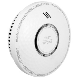 DŪMŲ IR ANGLIES MONOKSIDO (CO) DETEKTORIUS CSD-39A2 EURA