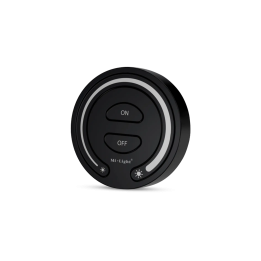 Wall mounted controller MONO Round black 1-zone 2xAAA FUT087B