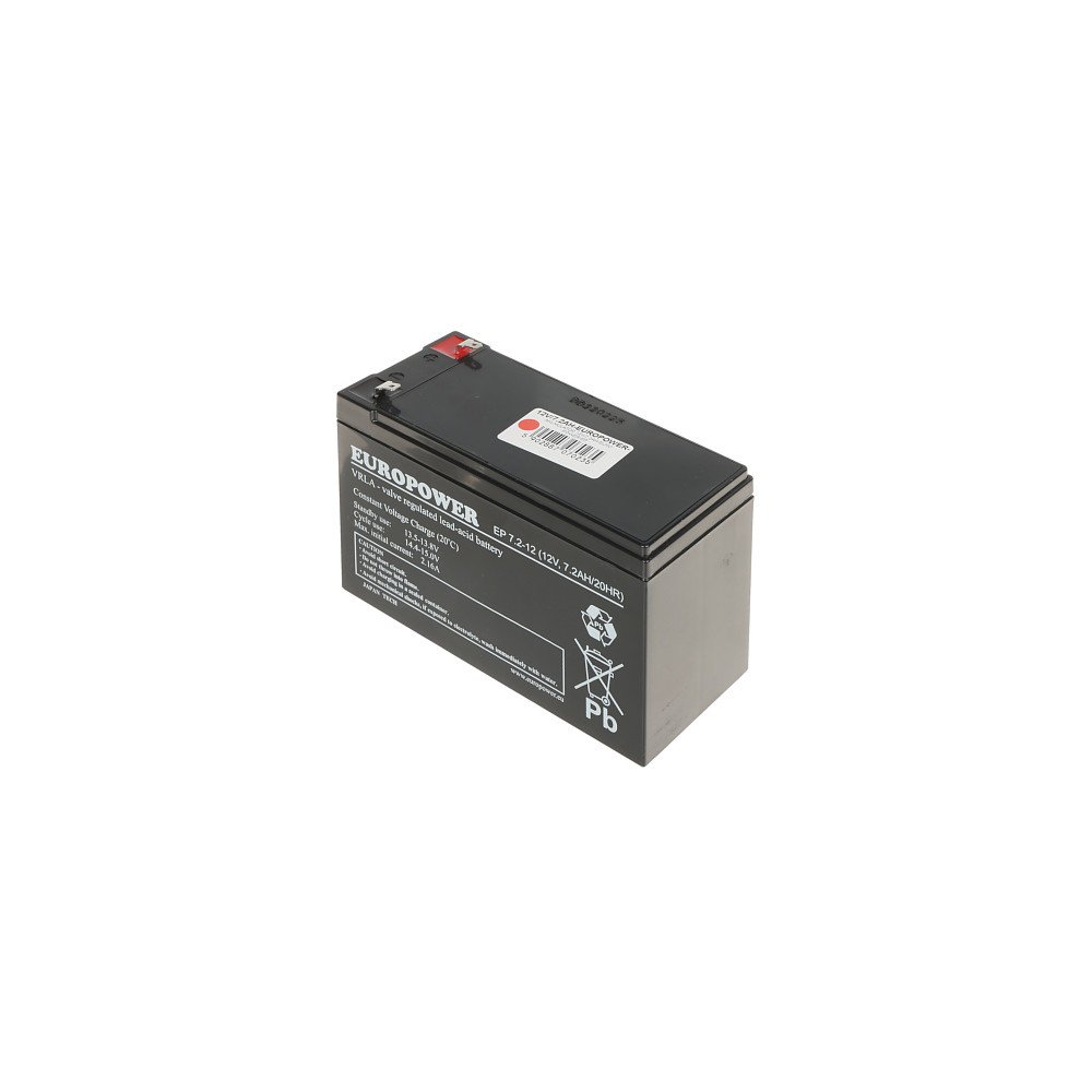 BATTERY 12V/7.2AH-EUROPOWER-EP