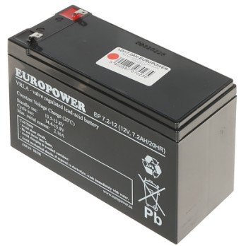 BATTERY 12V/7.2AH-EUROPOWER-EP