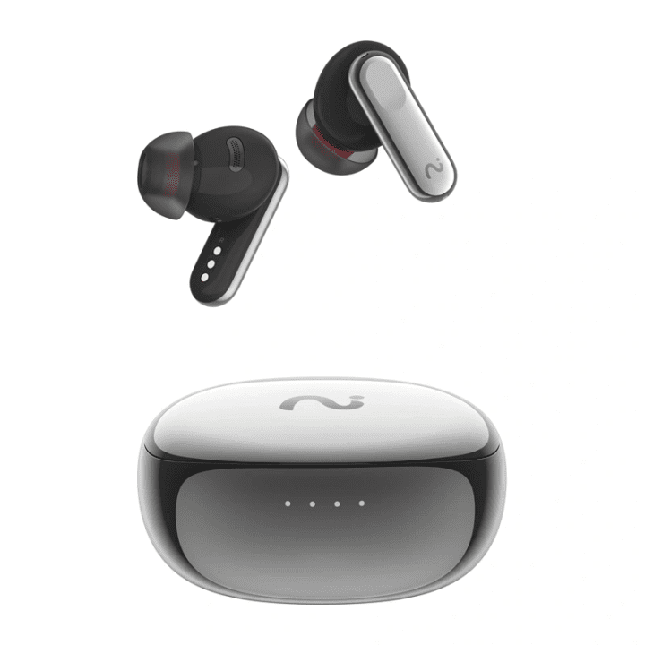 VIAIM Nano+ AI austiņas ar balss ierakstītāju (sudraba krāsā)