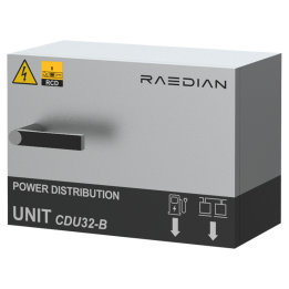 RAEDIAN RD-ECPC-3P-40A trifazis EV įkroviklis 40A 27.6kW Wallbox