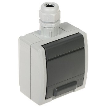 SINGLE SURFACE SOCKET OUTLET AQUANT-G1/EPN 230 V AC 16 A IP65 Elektro-Plast