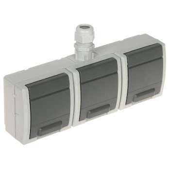 KOLME PINTA PISTORASIAT AQUANT-G3/EPN 230 V AC 16 A IP65 Elektro-Plast