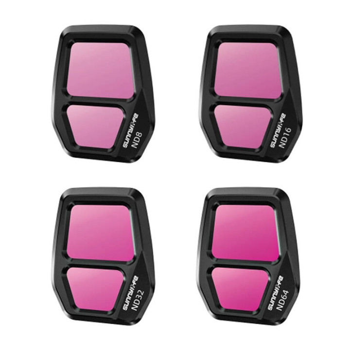 Sunnylife A3S-FI926 Lens Filter Set for DJI AIR 3S – 4pcs (ND8+ND16+ND32+ND64)