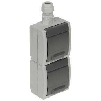 DVIGUBAS PAVIRSIAUS LIZDO ISVEDIS AQUANT-G2/V2/EPN 230 V AC 16 A IP65 Elektro-Plast