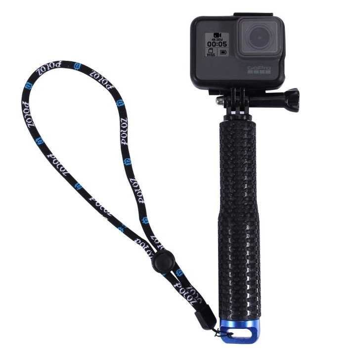 Puluz PU150 Selfie Stick for DJI, GoPro, Insta360 Sports Cameras (Black)