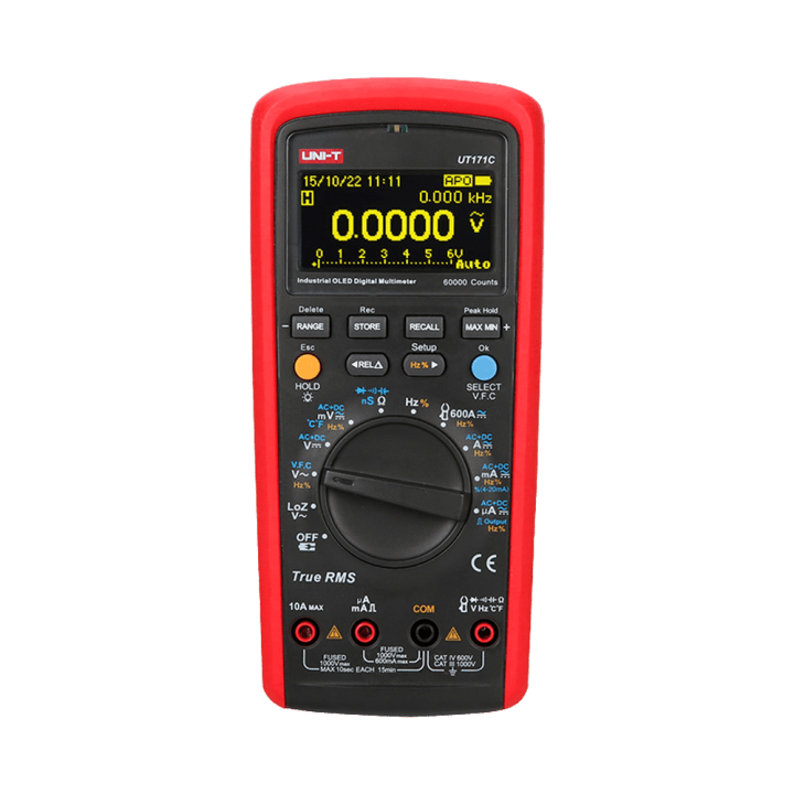 UNI-TREND UT171C digitālais multimetrs 6000 skaitījumi True RMS CAT III