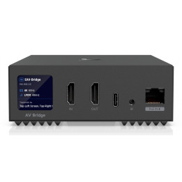 Ubiquiti Enterprise Audio/Video Bridge AV raidītājs un uztvērējs melns
