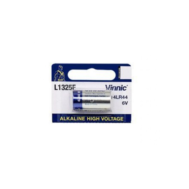 Vinnic 4LR44 L1325F A544 28A 6V 178mAh Nikoni kaamera leelisaku jaoks