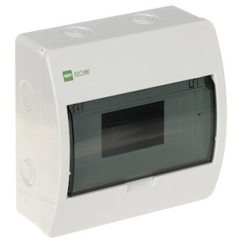 SURFACE-MOUNTING DISTRIBUTION CABINET 8-MODULAR ELEGANT-1X8/NT/W/EPN Elektro-Plast